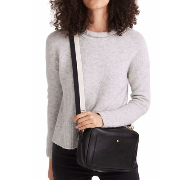 Madewell Luke Puff Neck Trim Pullover *Wool Blend* - Picture 1 of 9